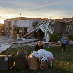 Tornado damage in nebraska